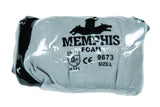 MCR Safety 96731L Flex Seamless Nylon Knitted Memphis Gloves with Blue Foam Latex Dipped Palm And Finger, Blue/Gray, Large, 1Pa
