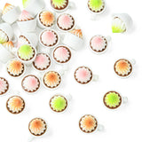 LiQunSweet 30 pcs 3 Colors Mini Coffee Cup Resin Ornament Cabochons Coffee Drink No Hole Beads for DIY Jewelry Embellishment Cra