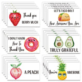 Woanger 210 Pcs Funny Thank You Cards Bulk Small Thank You Notes Pun 2 x 3.5 Inch Employee Appreciation Card Greeting Note Cards