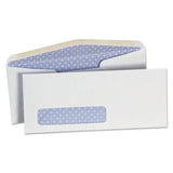 Universal 35203 Security Tinted Window Business Envelope, #10, 4 1/8 x 9 1/2, White, 500/Box