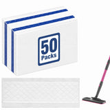 50 Pack Disposable Microfiber Cleaning Mop Pads Compatible With Schenley Steam Mop Cleaner SLFCSM063 & SLFCSM064 and Steam Clean