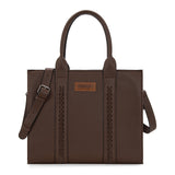 Wrangler Large Tote Bag Purses for Women Shoulder Purse Handbag with Pocket Coffee Crossbody Bag with Strap WG70-8317-CF