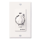 Intermatic FD12HHW 12Hour SpringLoaded InWall Timer Switch for AutoOff control of Fans and Lights with Hold, White