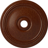 Ekena Millwork CM24DIBMC Diane Ceiling Medallion, 24OD x 3 5/8ID x 1 1/4P (Fits Canopies up to 6 1/4), Hand-Painted Burnished Ma
