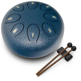 REGIS Steel Tongue Drum 6 inch 8 Notes Musical Percussion Instrument, Rain Drum for Outside - Musician Gift for Family and Frien