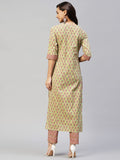 Gosriki Women'S Cotton Blend Straight Printed Kurta With Palazzo (Padwil Green_S-Go_ Green_Small),Green,,B0B9Y2JJK9