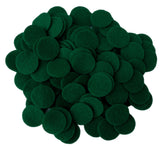 Playfully Ever After Dark Green Craft Felt Circles (3 Inch 30pc)