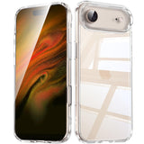 QXC YABUDA for iPhone 17 Air Case Clear,Transparent Phone Case for iPhone 17 air Case,Never Yellow,Shockproof Military-Grade Pro