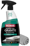 Weiman Disinfectant Granite Cleaner and Polish With Microfiber Cloth Safely Clean Disinfect and Shine Granite Marble Soapstone