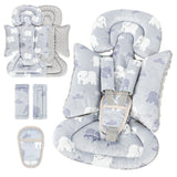 TANOFAR Car Seat Head Support Baby - Infant Car Seat Insert for Newborn Girls Boys - Soft Carseat Head Support for Infant - Newb