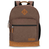 Wrangler Yellowstone WesternStyle Backpack Coated Canvas Water Resistant Casual Daypack for Travel, Class, Everyday Use with Pa