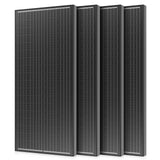 Rvpozwer 400 Watt Solar Panel, 25% High-Efficiency, 4PCS 100W Solar Panels, 18BB N-Type, Monocrystalline PV Modules, for RV, Mar