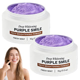 Purple Teeth Whitening Powder, Advanced Tooth Restoration Powder, Natural Teeth Restoration Powder-15g, Professional Oral Care,