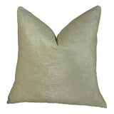Plutus Brands Plutus Nesting Zigzag Handmade Throw Pillow, 20 X 20, Yellow/Cream