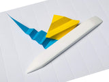 Teflon Bone Folder Large Handmade Tool, Best for Bookbinding, Origami, Paper Crafts, Scoring, Folding, Creasing. Non Scratch,