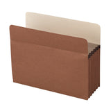 Office Depot Standard File Pocket, 5 1/4in. Expansion, Letter Size, Brown, OM01936
