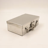 Djuize Stainless steel Cash Box|Vanity Box|Jewelry |Locker|Organizer|Cash Peti|Pooja Peti|Storage (Small)