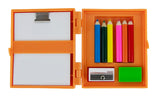 World's Smallest You Create Artist Drawing Kit. Miniature Creative Art Craft Set. Includes: 6 Color Pencils, Sharpener, Eraser,