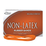 Alliance Rubber 37176#117B NonLatex Rubber Bands, 1 lb Box Contains Approx. 250 Bands (7 x 1/8, Orange)