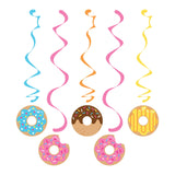 Creative Converting 324238 Creative Converting Donut Party Dizzy Danglers, Multisizes, Multicolor