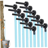 Maple Syrup Tapping Kit Reusable Food Grade Tubing Drop Lines Maple Extractor Tubes Maple Syrup Sugaring Starter Set for Birch M