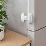 Heavy Duty Protection Fridge Lock for Refrigerator Cabinets,Drawers,Child Safety Cabinet Locks,Easy Install Without Keys,White.
