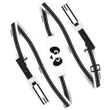 Urbanmover Ski Strap And Pole Carriers Black Panda For Men Women Kids Adjustable Shoulder Sling With Padded Holder Downhill Skii