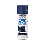RustOleum 334091 Painters Touch 2X Ultra Cover Spray Paint, 12 oz, Satin Midnight Blue