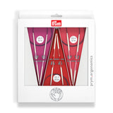 Prym Ergonomics 32 Circular Set, Size US 2, 4 & 6 Knitting Needles, Assorted 3 Count