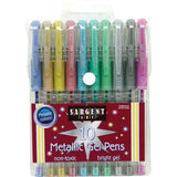 Sargent Art 221500 10Count Metallic Gel Pens