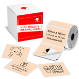 Phomemo Thermal Labels for M110/M120/M220/M150/M250/M221 Label Maker, Self-Adhesive Thermal Label 1.57 x1.18 (40x30mm),230 Label