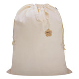 Cotton Canvas Laundry Bag 33Wx 35H, Thick Cotton Laundry Bag with Handles & Drawstring, Extra Large Heavy Duty Washable Basket L