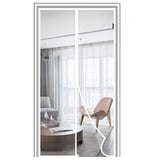MAGZO Magnetic Screen Door White, Fits 36'' x 82'' Door, Tear-Resistant High-Density Fiber Mesh, Pet&Kids Friendly, Keep Annoyin