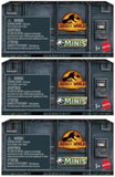 Jurassic World Dominion Minis Surprise Pack Box - Pack of 3 Mini Dinosaur Figures | 1.125 Scale Companion Figures - Mattel Ages