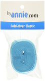 By Annie 3/4 X 2 Yd FoldOver Elastic, Parrot Blue