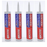 HenkelLoctite 2032666 4 Pack 9 oz. Power Grab Express Heavy Duty Construction Adhesive, White