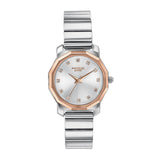 Sonata Poze 6 Chrome Calling Quartz Silver Round Dial Women'S Watch | Cut Foled/Sheet Strap Material | Watches For Women Analog