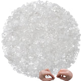 XIANNVXI Clear Quartz Beads, Natural Chip Stone Beads 400Pcs Crystal Bead 5-8mm Irregular Healing Crystal Loose Rocks for DIY Je