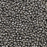 LEECOON 2mm Gray Color Seed Beads,100grams About 8800pcs Size 12/0 Small Seed Beads for Making Necklace Bracelet Earring