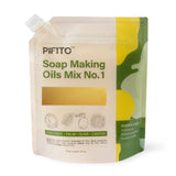 Pifito Soap Making Oils Mix No. 1 60 Oz Quick Mix Blend of Pre-Measured Oils for Cold Process Soap Making Supplies