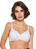 Clovia Womens Cotton T-Shirt Bra Lightly Padded Non-Wired Half Cup Multiway T-Shirt Bra, gray, 40B