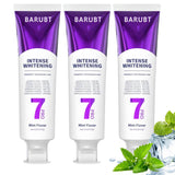7Pro Deep Whitening Toothpaste with 7 Probiotics - Advanced Formula for Stain Removal and Gum Health - Fluoride-Free, Enamel-Saf