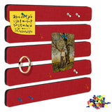 Bulletin Board Cork Board Cork Boards for Walls Cork Board for Office Pin Board Bulletin Boards for Walls (red)