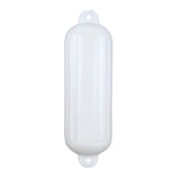 Attwood 9358-1 Softside UV-Resistant Marine Oval Mooring Fender, White, 8-Inch x 26-Inch