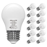 ORALUCE A15 Light Bulbs 40 Watt Cool White 6500K, Small LED Light Bulb 5 Watt, G45 E26 Medium Base Lightbulb 450 Lumen for Appli