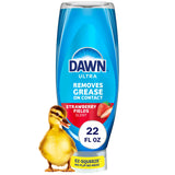 Dawn Ultra EZ Squeeze Dish Soap Dishwashing Detergent Powerful Dish Soap for Grease, Strawberry Fields Scent, 22oz
