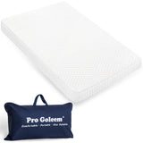 Pro Goleem Pack and Play Mattress (38x26), Waterproof Pack n Play Mattress Pad with Carry Bag, Soft Playard Mattress for Babies
