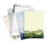 alterEgo A4 Loose Letter Stationery Paper, Preprinted Sheets for Writing Poems, Letters and Lyrics with Complimentary Kraft Env