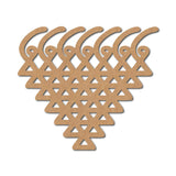 Cliths Wooden Saraswati Yantra Cutout For Pooja Room Decoration Diy Art Projects Hindu Festival Mandala Craft Pine Mdf Board For