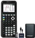 Texas Instruments TI-84 Plus CE Graphing Calculator, Black | Color Screen, Built-in Apps, Included Software, Test-Permitted, for